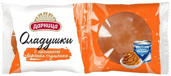 Оладушки Аладушкин с варёной сгущёнкой 100 г