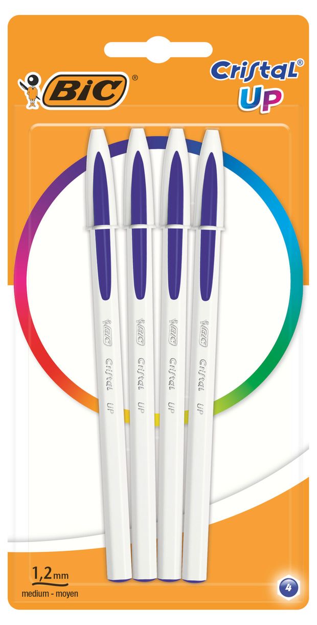 

Ручка шариковая Bic Cristal Up синяя 1.2 мм 4 шт.