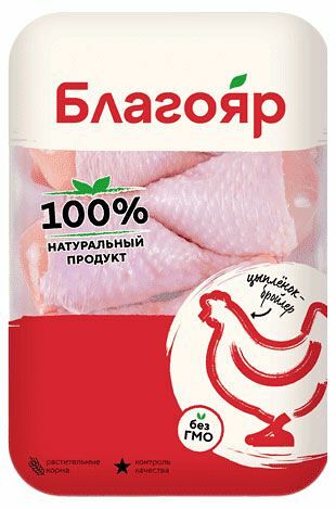 Голень цыпленка-бройлера Благояр охлажденная вес