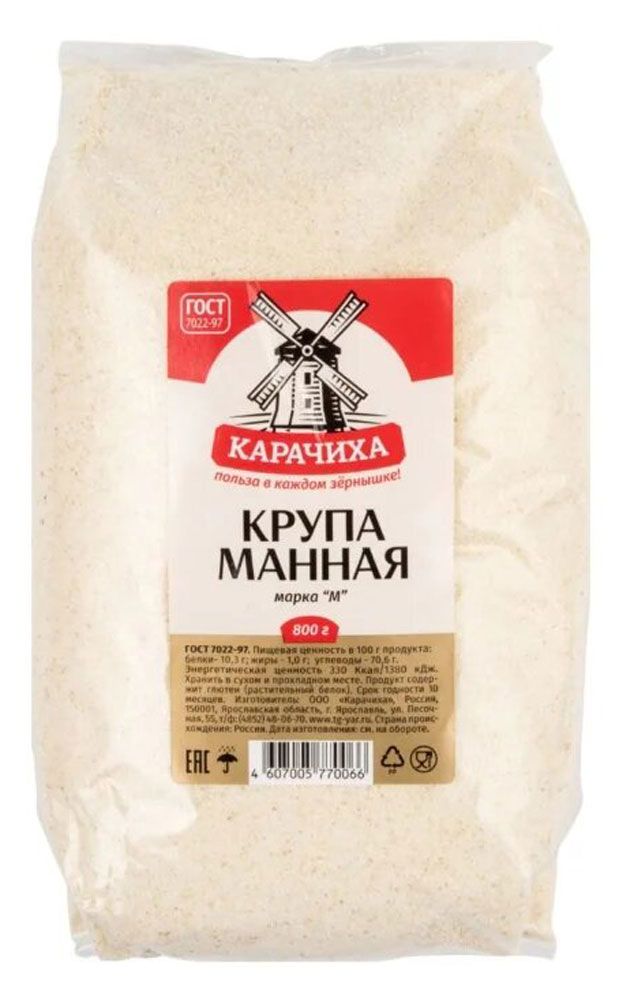 

Крупа манная Карачиха 800 г