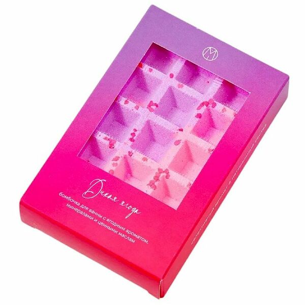 Бомбочка-вафля для ванны Mipassion Дикая ягода 140 г