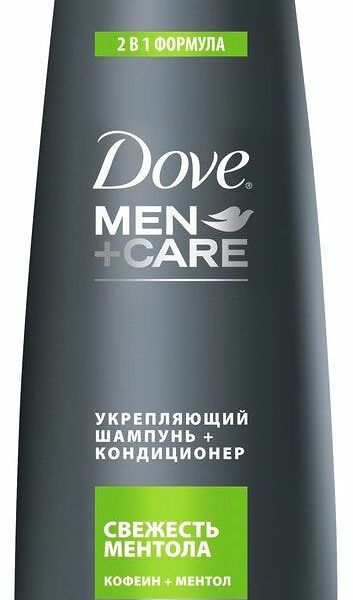 Шампунь-кондиционер Dove Men+Care укрепляющий свежесть ментола 2 в 1