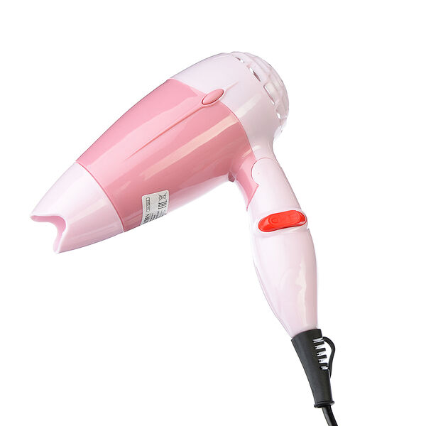 Leben фен для волос дорожный 500вт, 2 скорости