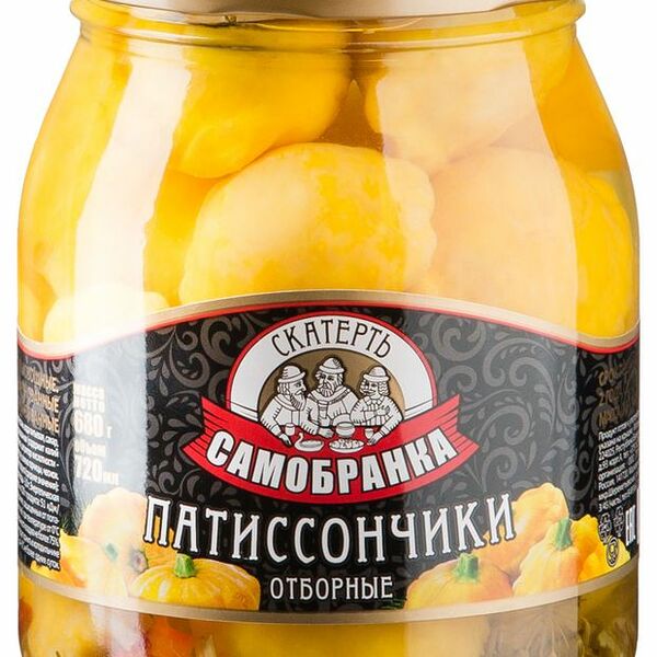 Патисоны Скатерть-Самобранка маринованные отборные 720 мл