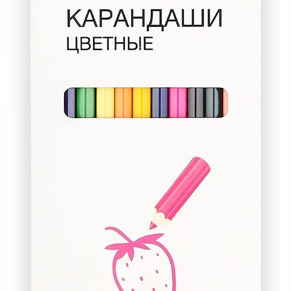 Карандаши цветные Каждый день, 24 цвета