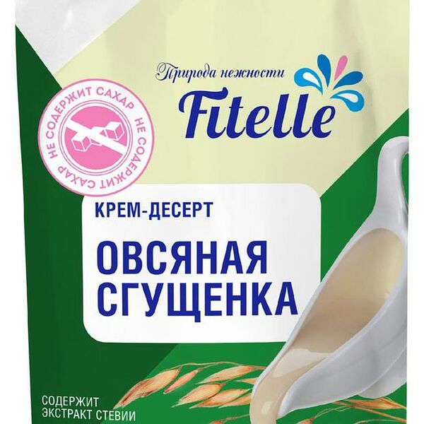 Крем-десерт FitFeel Овсяная сгущенка без сахара, 100г