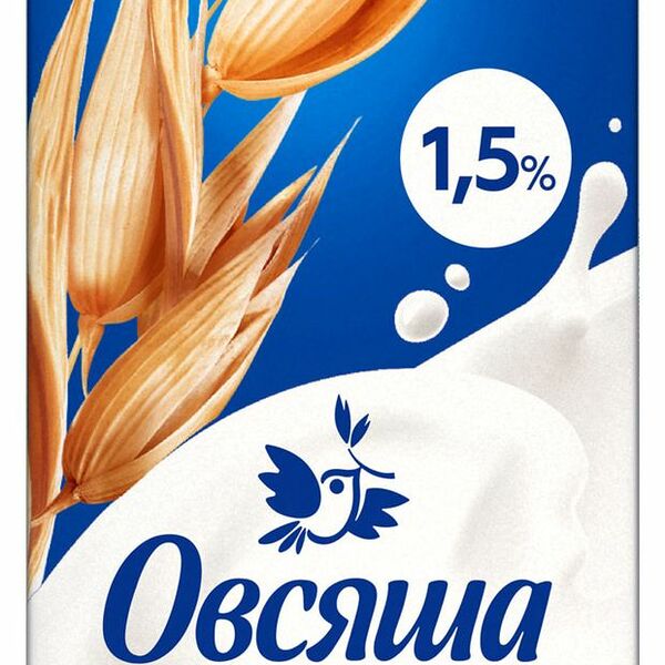 Напиток овсяный Овсяша 1,5% 200 мл