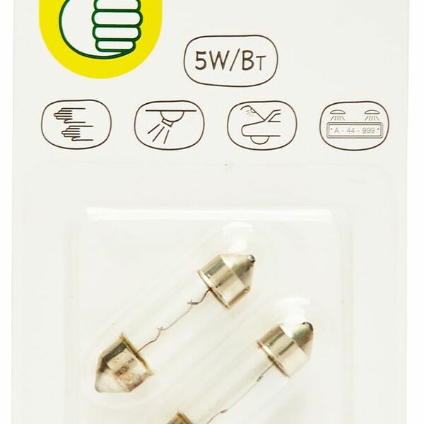 Лампа автомобильная С5W 2 шт ТМ Auchan (Ашан)