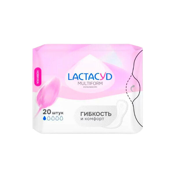 Прокладки ежедневные Lactacyd Multiform впитывающие 20 шт