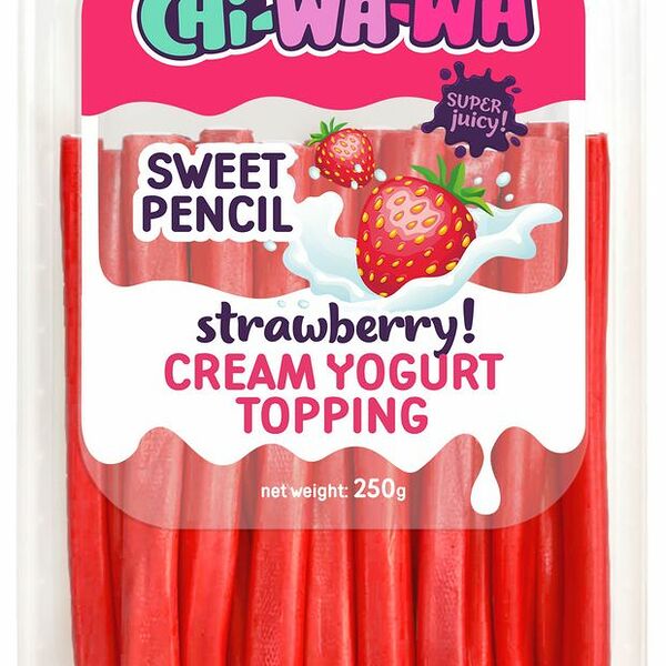 Мармелад жевательный Chi-Wa-Wa карандаш клубника 250 г