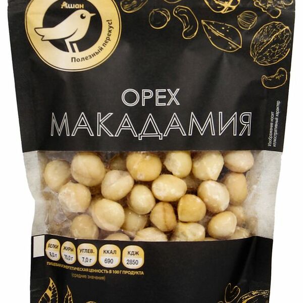 Макадамия Ашан Золотая птица 150 г