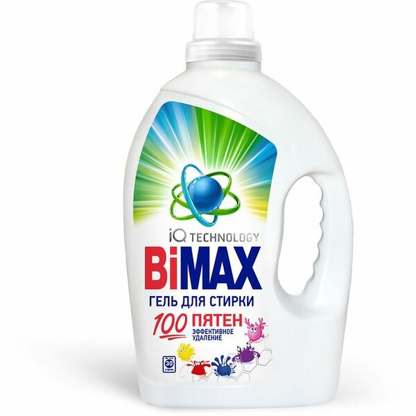 Гель для стирки Bimax 100 пятен 1950 мл