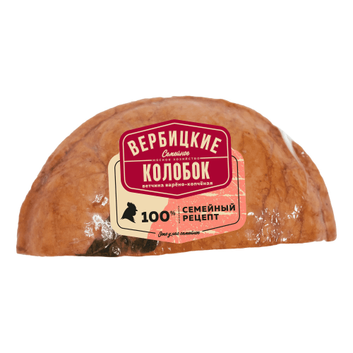 

Ветчина прессованная колобок в/к Вербицкие 400г