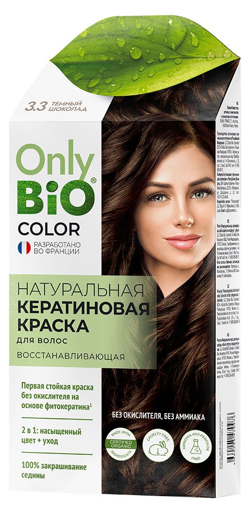

Краска для волос Фитокосметик Only Bio Color 3.3 Темный шоколад 115 мл