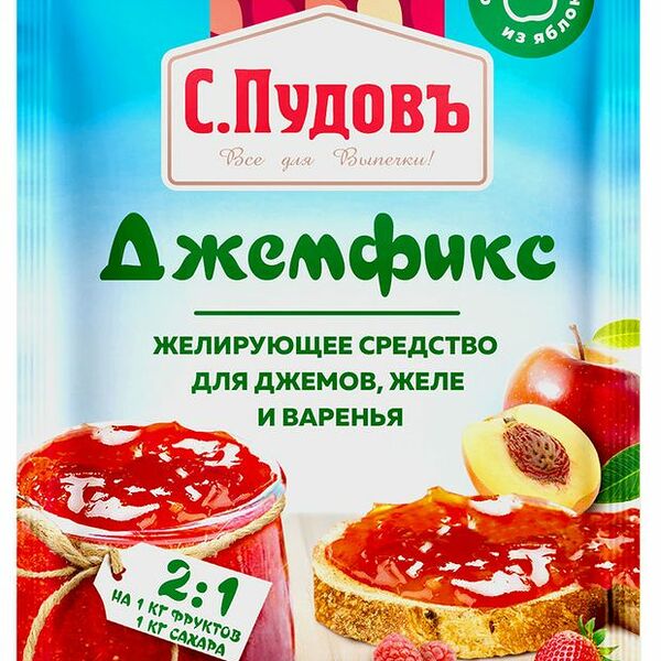 Желирующее средство С.Пудовъ Джемфикс для джемов, желе и варенья 2:1, 25г