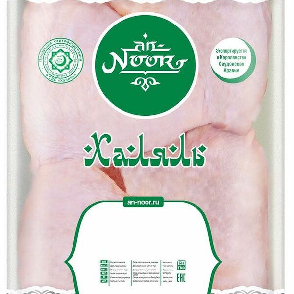Бедро цыплят-бройлеров An-Noor Халяль охлажденное вес