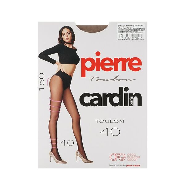 Колготки Pierre Cardin Toulon 40 visone, размер 4