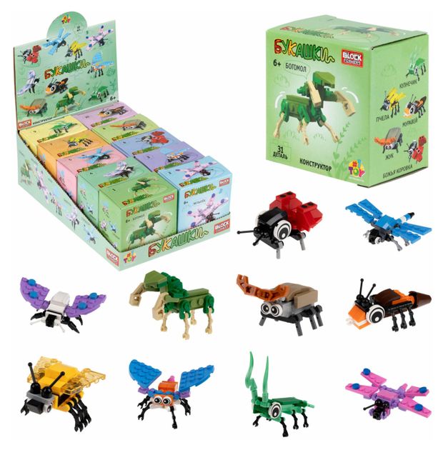 

Конструктор 1Toy Blockformers Букашки, в ассортименте