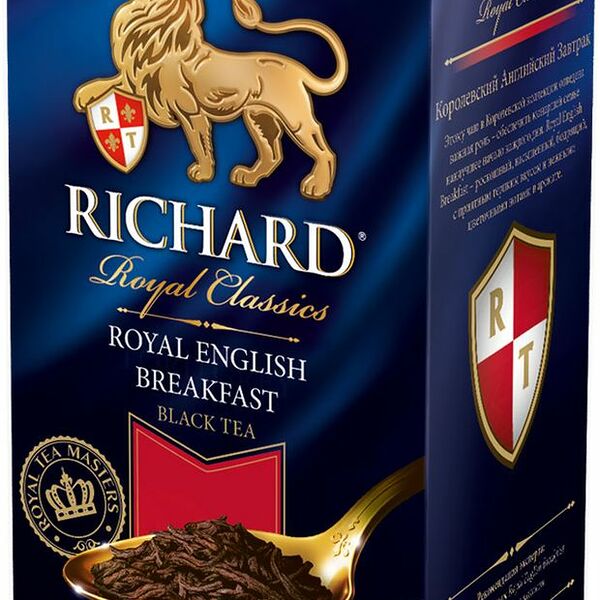 Чай черный Richard Royal English Breakfast в пакетиках 25 шт, 50г
