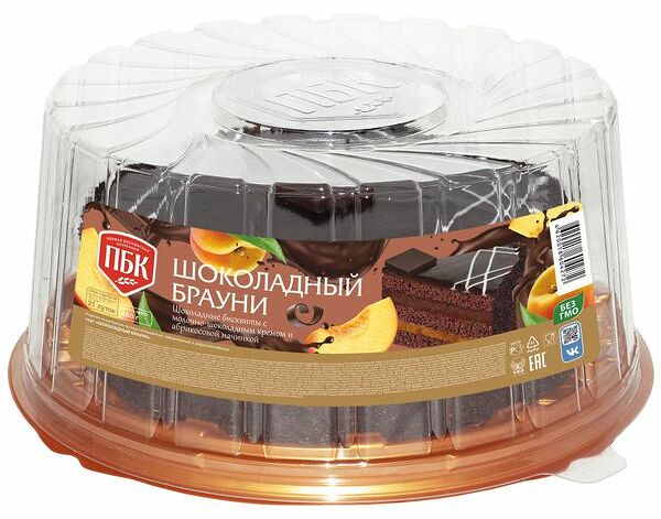 Торт ПБК Шоколадный брауни 600 г