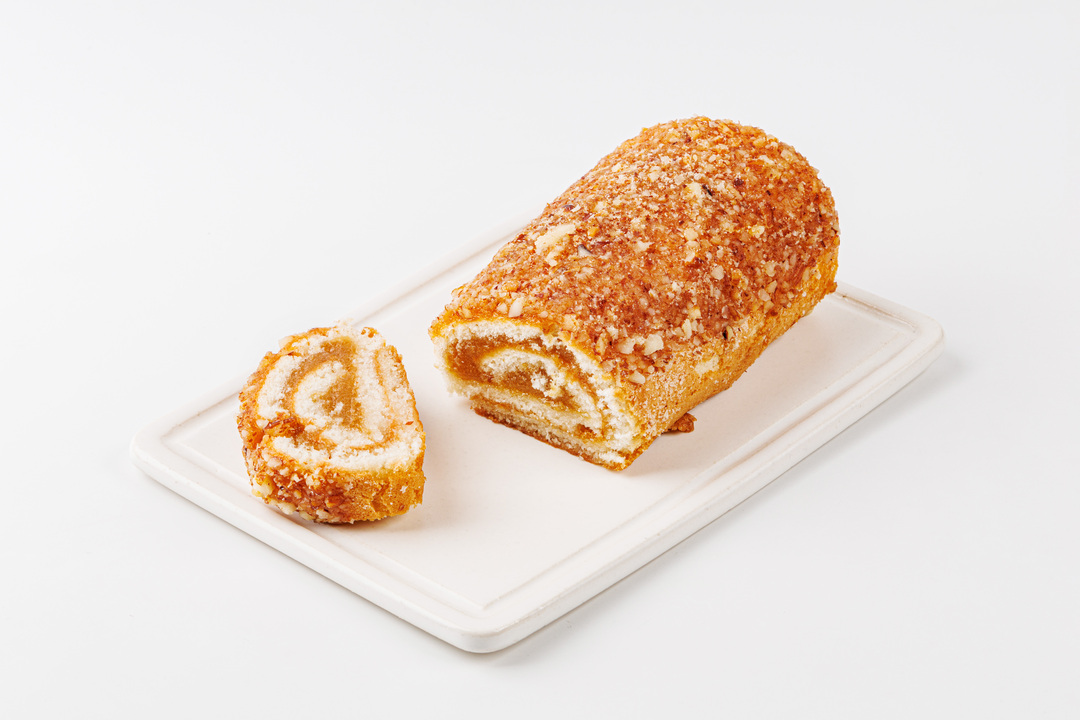 

Рулет ВкусВилл бисквитный с яблочной начинкой 200 г