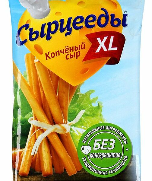 Сырные снэки Сырцееды Сыр копченый нормчиз 46 г