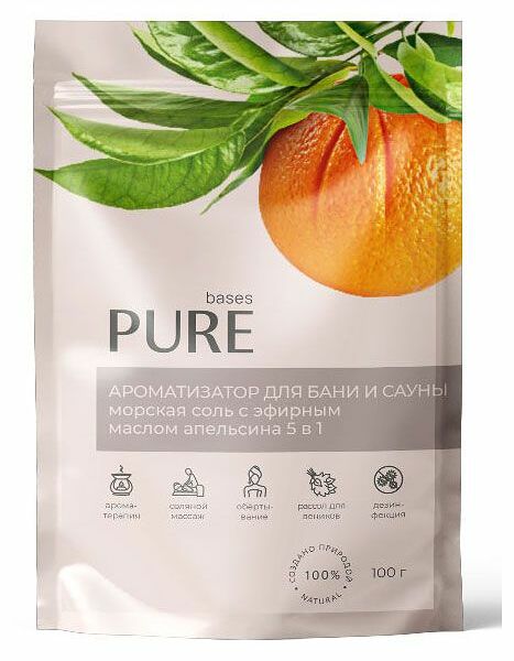 Ароматизатор для сауны Анаграмма соль и эфирное масло апельсин