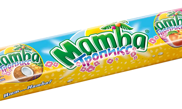 Конфеты жевательные Mamba Тропикс Ассорти вкусов, 79.5 г