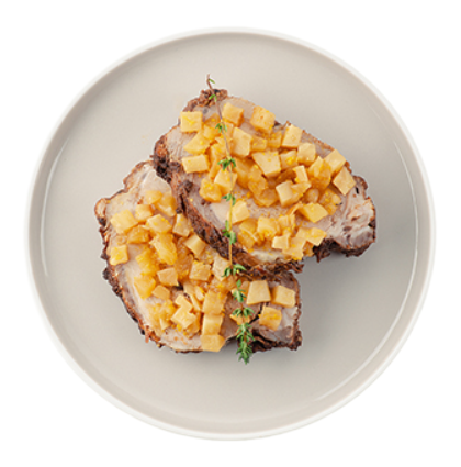 

Карбонад запечённый с соусом из яблок и сельдерея, a la carte, «Уже Готово» 250 г