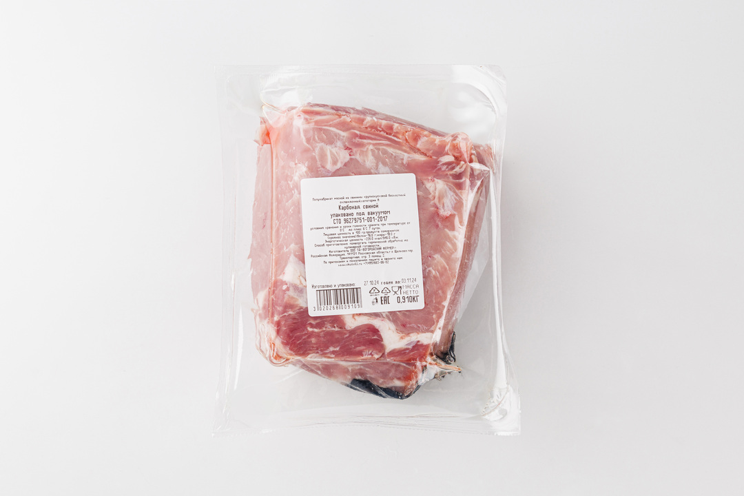 

Карбонад свиной, вес