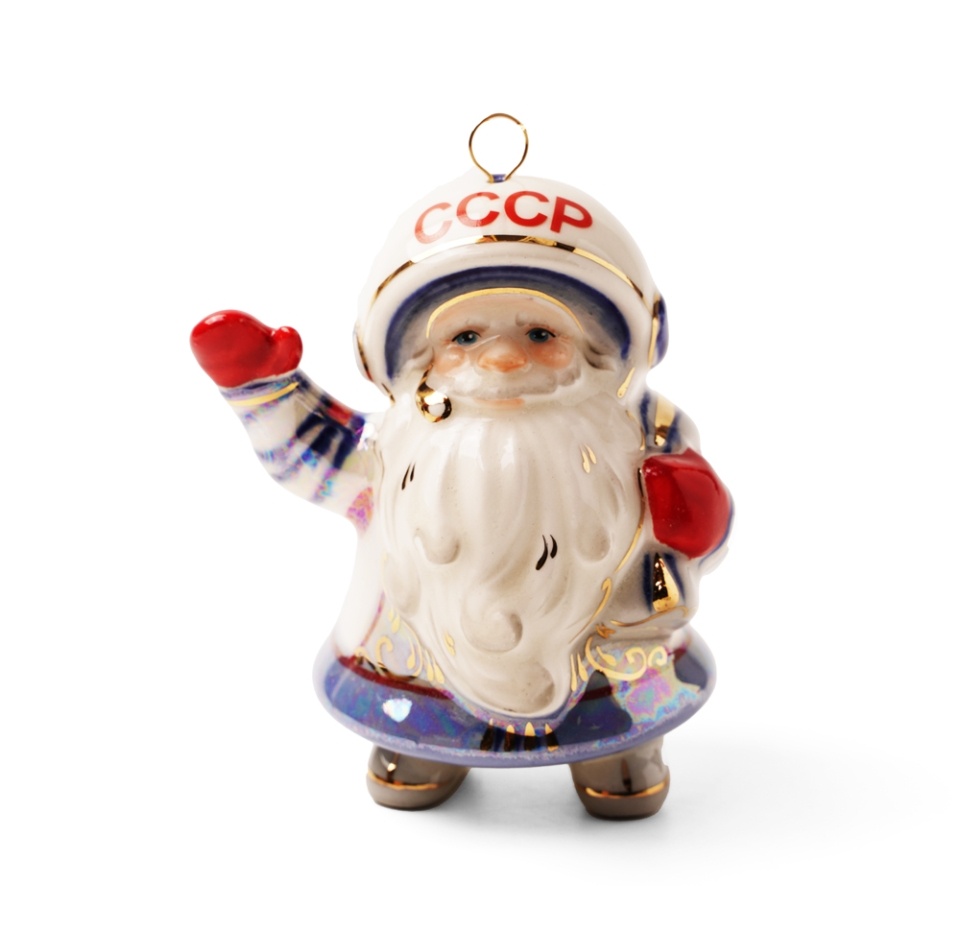 

Игрушка для елки Космический Дед Мороз Фарфоровая Мануфактура, Россия
