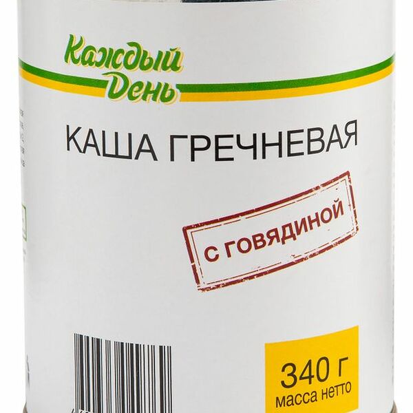 Каша гречневая Каждый День с говядиной