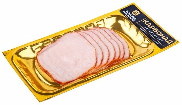 Карбонад Донские Традиции Праздничный варено-копченый нарезка 140г