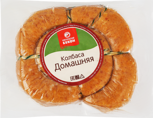 

Колбаса Новгородский Бекон домашняя полукопченая 500 г
