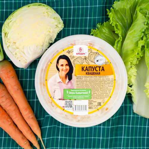 

Капуста квашеная БРОДИЧ, 400г