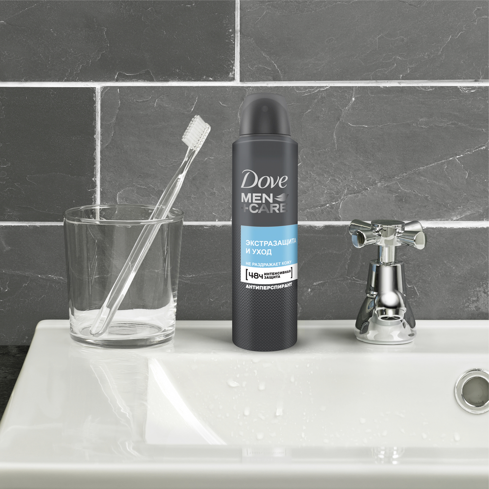 

Антиперспирант аэрозоль Dove Men+Care Экстразащита и Уход 150 мл