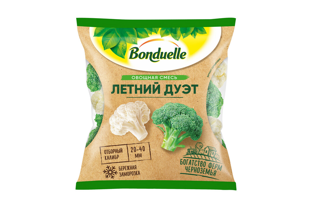 

Овощи Бондюэль Летний дуэт, смесь замороженная 400 г