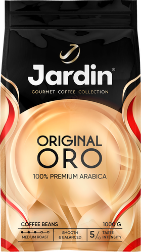 

Кофе зерновой Jardin Original Oro жареный 1 кг