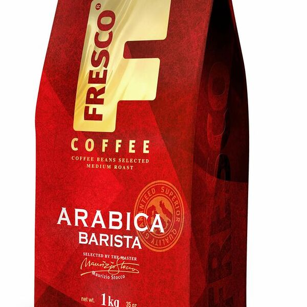 Кофе Fresco Arabica Barista натуральный жареный в зернах, 1 кг