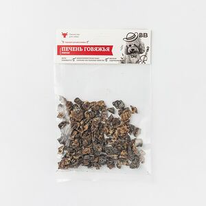 Лакомство для собак "Печень говяжья мини" 50 гр