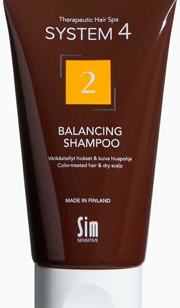 Шампунь терапевтический №2 System 4 для сухой кожи головы и поврежденных волос 75мл
