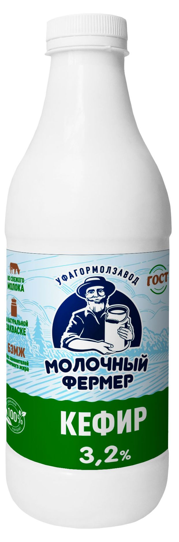 

Кефир Молочный Фермер 3.2% 900 г