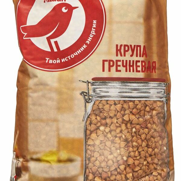 Крупа гречневая АШАН Красная птица 800 г