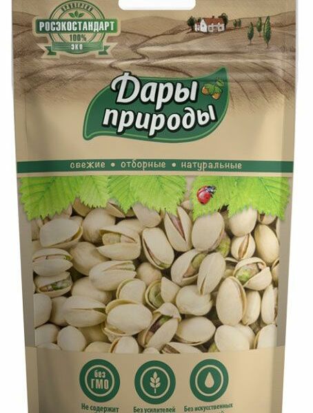 Фисташки Дары природы жареные соленые 70 г