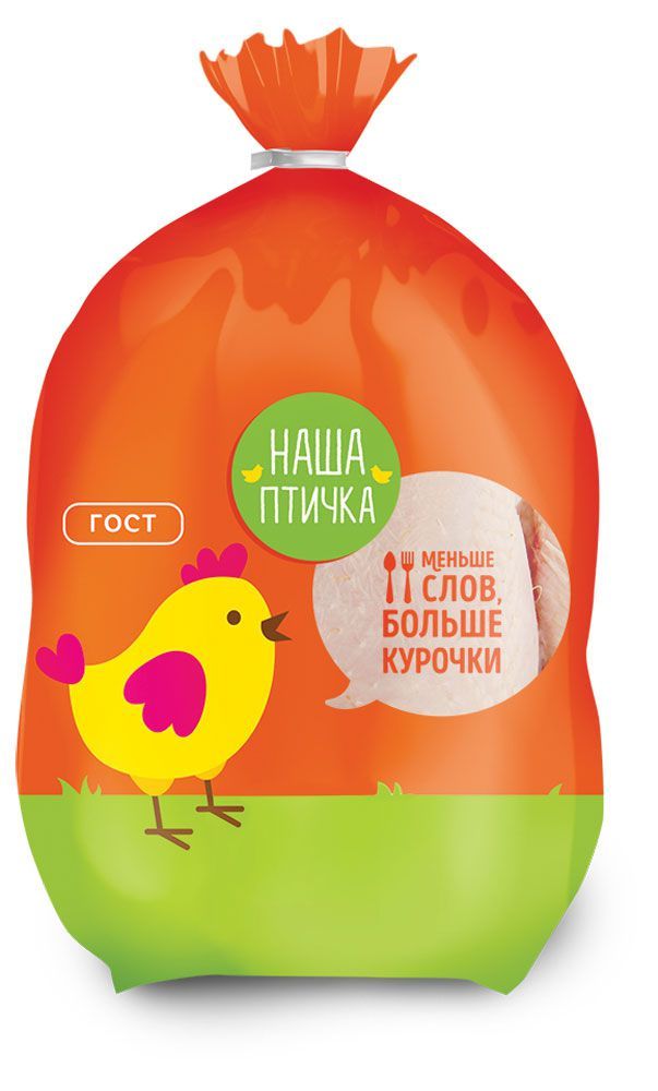 

Тушка цыпленка-бройлера охлажденная Наша Птичка вес