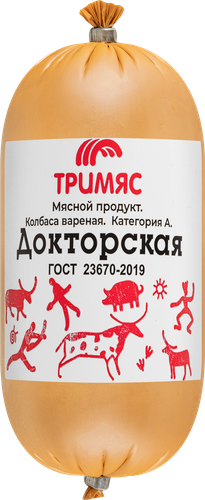 

Колбаса вареная Тримяс Докторская ГОСТ 400 г