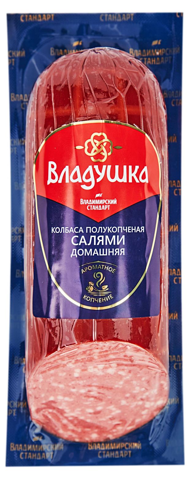 

Салями Владимирский стандарт Домашняя полукопченая 350 г