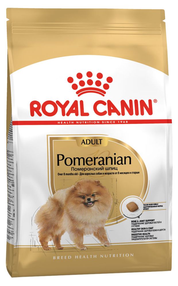 

Сухой корм Royal Canin Pomeranian Adult Dry для собак породы померанский шпиц 1.5 кг