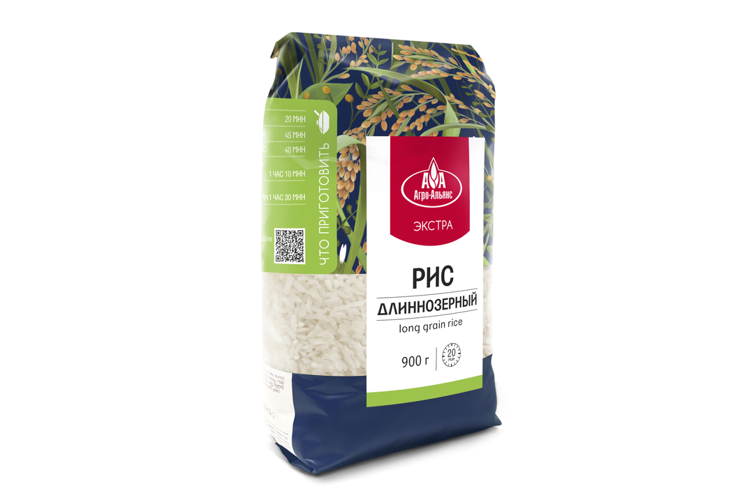 

Рис Агро-Альянс Экстра длиннозерный 900 г