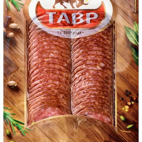 Колбаса сырокопченая Тавр Австрийская полусухая нарезка